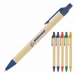 Branded Promotional Eco Pen Ballpoint Recycled Paper Yoko