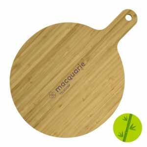 Branded Promotional Naples Circular Bamboo Serving/Pizza Board