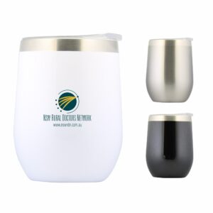 Branded Promotional RIVIERA COFFEE CUP STAINLESS DOUBLE WALL