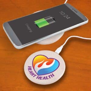 Branded Promotional Solstice Eco Wireless Charger