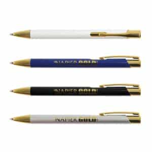 Branded Promotional Napier Pen (Gold Edition)