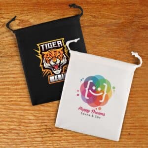 Branded Promotional Kit Drawstring Pouch