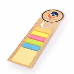 Branded Promotional Circle Bamboo Bookmark
