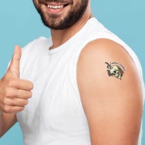 Branded Promotional 38 x 38mm Classic Temporary Tattoos