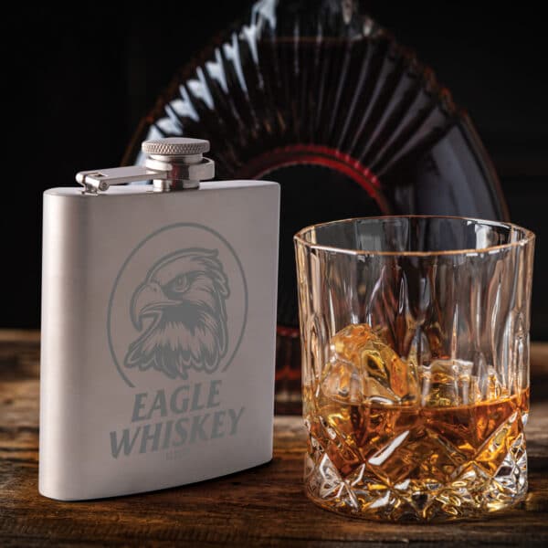 Branded Promotional Stainless Steel Hip Flask
