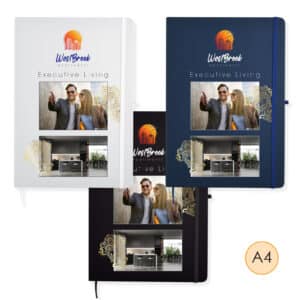 Branded Promotional Capella A4 Notebook