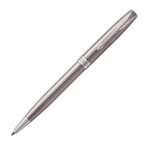 Branded Promotional Metal Pen Ballpoint Parker Sonnet - Stainless Palladium Chrome Trim