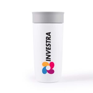 Branded Promotional Flair Stainless Steel Coffee Cup