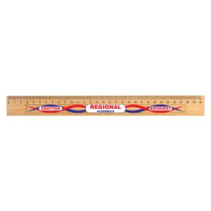 Branded Promotional Bamboo 30cm Ruler
