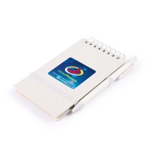 Branded Promotional Milko Notepad With Pen
