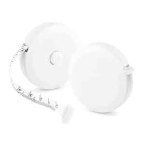 Branded Promotional TAPE MEASURE WHITE 1.5M