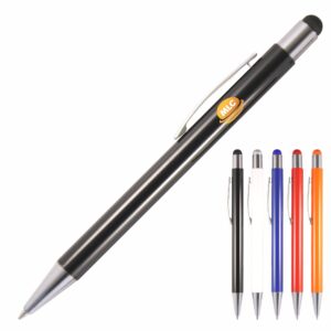 Branded Promotional Executive Metal Pen Ballpoint Stylus Nelly Colours