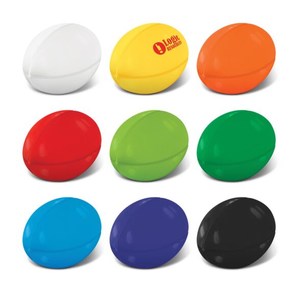 Branded Promotional Stress Rugby Ball