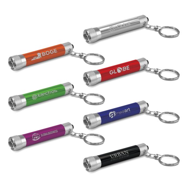 Branded Promotional Titan Torch Key Ring