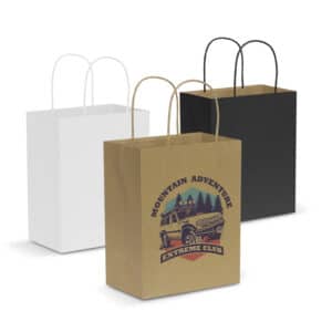 Branded Promotional Paper Carry Bag - Medium