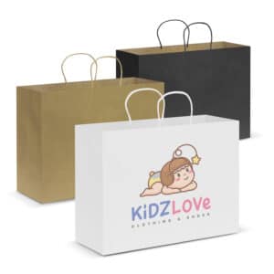 Branded Promotional Paper Carry Bag - Extra Large