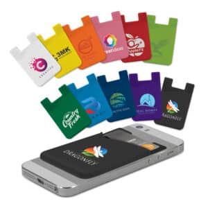Branded Promotional Silicone Phone Wallet