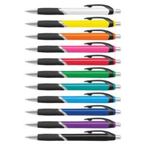 Branded Promotional Jet Pen -  Coloured Barrel
