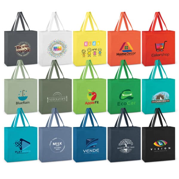 Branded Promotional Carnaby Cotton Tote Bag - Colours