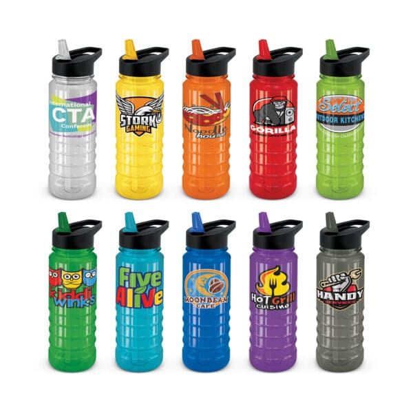 Branded Promotional Triton Bottle - Black Lid