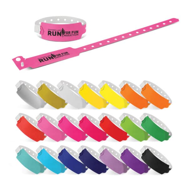 Branded Promotional Plastic Event Wrist Band