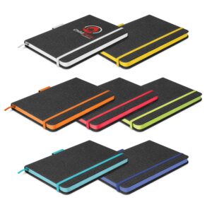 Branded Promotional Meridian Notebook - Two Tone