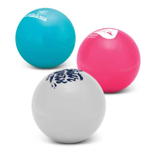 Branded Promotional Zena Lip Balm Ball