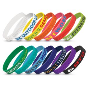 Branded Promotional Silicone Wrist Band - Debossed