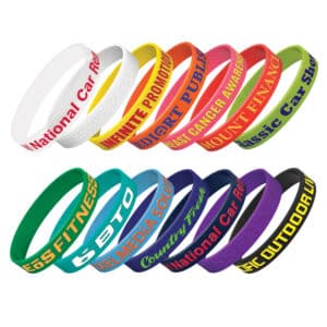 Branded Promotional Silicone Wrist Band - Embossed