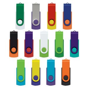 Branded Promotional Helix 4GB Mix & Match Flash Drive