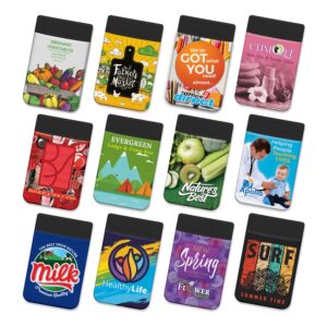 Branded Promotional Lycra Phone Wallet - Full Colour