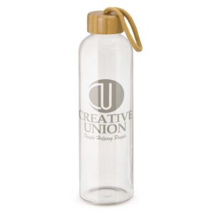 Branded Promotional Eden Glass Bottle