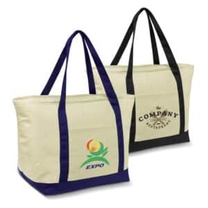 Branded Promotional Calico Cooler Bag