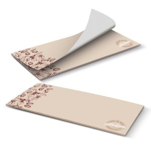 Branded Promotional DLE Horizontal Note Pad - 25 Leaves