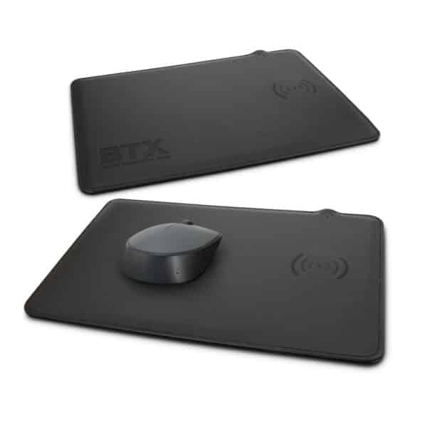Branded Promotional Davros Wireless Charging Mouse Mat