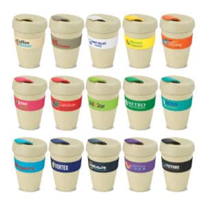 Branded Promotional Express Cup - Double Wall Natural