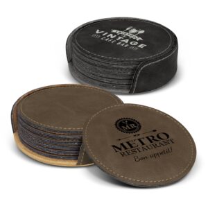 Branded Promotional Sirocco Coaster Set Of 6