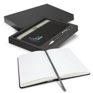Branded Promotional Prescott Notebook And Pen Gift Set