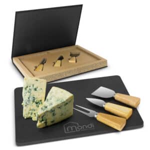 Branded Promotional Montrose Slate Cheese Board Set