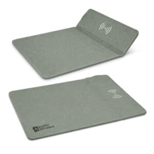 Branded Promotional Greystone Wireless Charging Mouse Mat