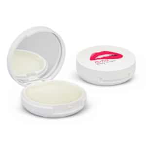 Branded Promotional Compact Mirror And Lip Balm