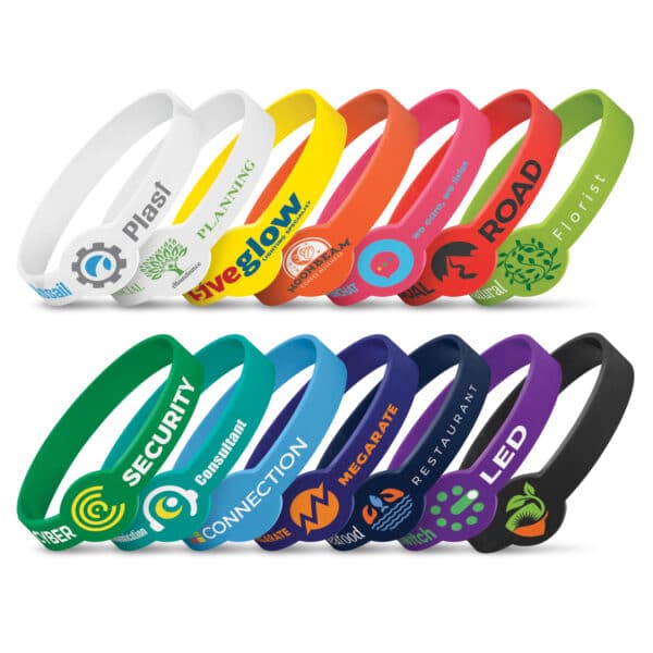 Branded Promotional Xtra Silicone Wrist Band