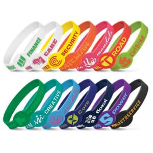 Branded Promotional Xtra Silicone Wrist Band - Embossed