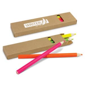 Branded Promotional Highlighter Pencil Pack