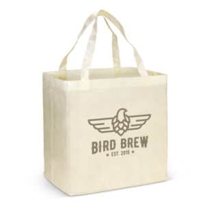 Branded Promotional City Shopper Natural Look Tote Bag