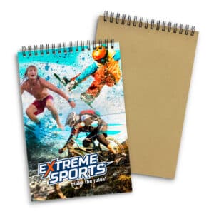 Branded Promotional Scribe Full Colour Note Pad - Medium