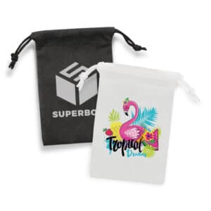 Branded Promotional Drawstring Gift Bag - Small