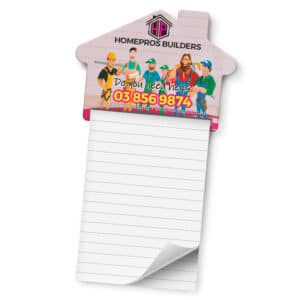 Branded Promotional Magnetic House Memo Pad - A7