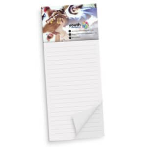Branded Promotional Magnet Pad - Lined