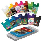 Branded Promotional Dual Silicone Phone Wallet - Full Colour